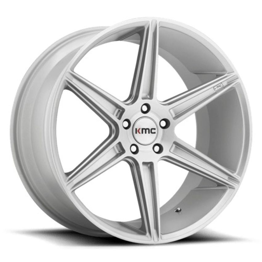 KMC KM711 22X10.5 5X112 BRUSHED SLV 40MM