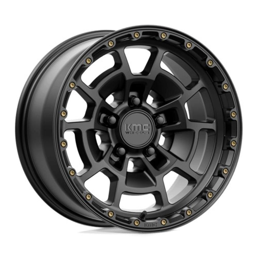 KM718 17X8.5 5X5.0 S-BLK 00MM