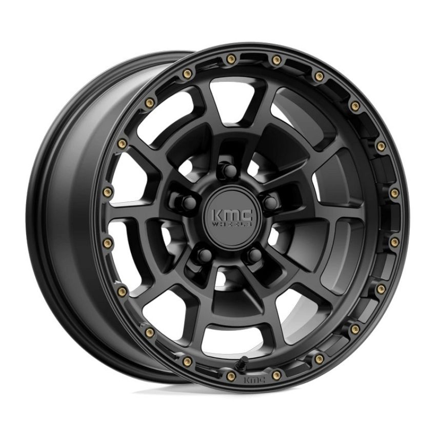 KM718 17X8.5 5X5.0 S-BLK 00MM