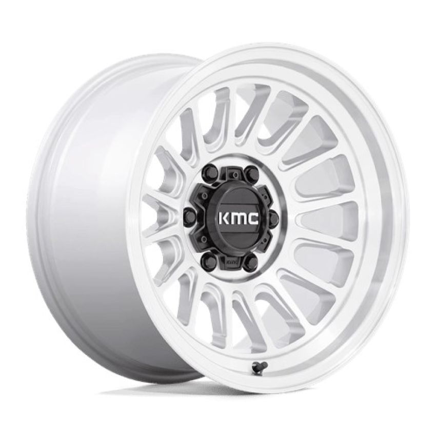 KMC KM724 IMPACT OL 17X8.5 6X5.5 SLV-MACH +0