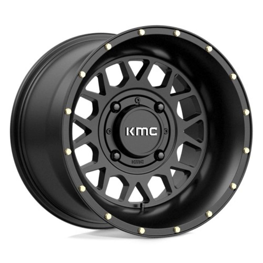 KMC POWERSPORTS GRENADE UTV 15X10 4X137 S-BLK 00MM