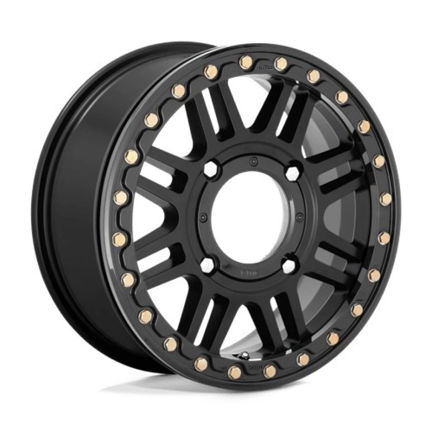 CAGE UTV BL 15X10 4X137 S-BLK BLK-RG +0