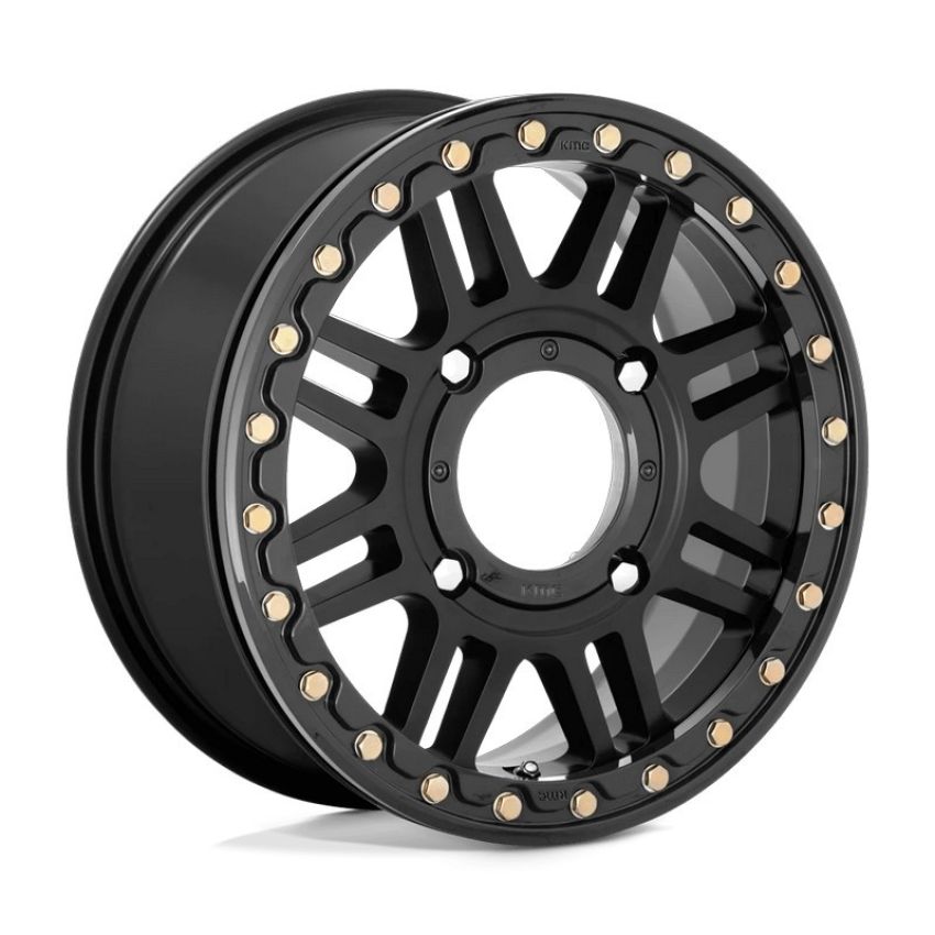 CAGE UTV BL 15X10 4X137 S-BLK BLK-RG +0