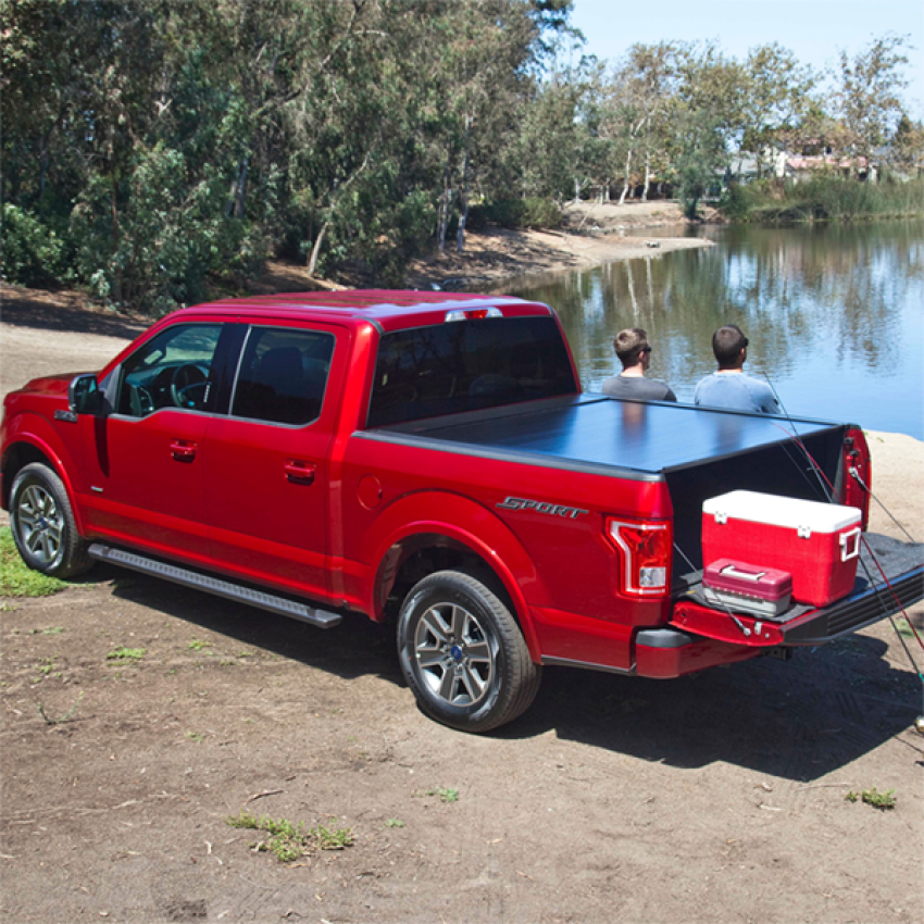 Bedlocker Tonneau Cover W-Explorer Rail Kit 97-03 Ford F-Series Light Duty & 2004 Heritage 8 Foot Long Bed Pace Edwards