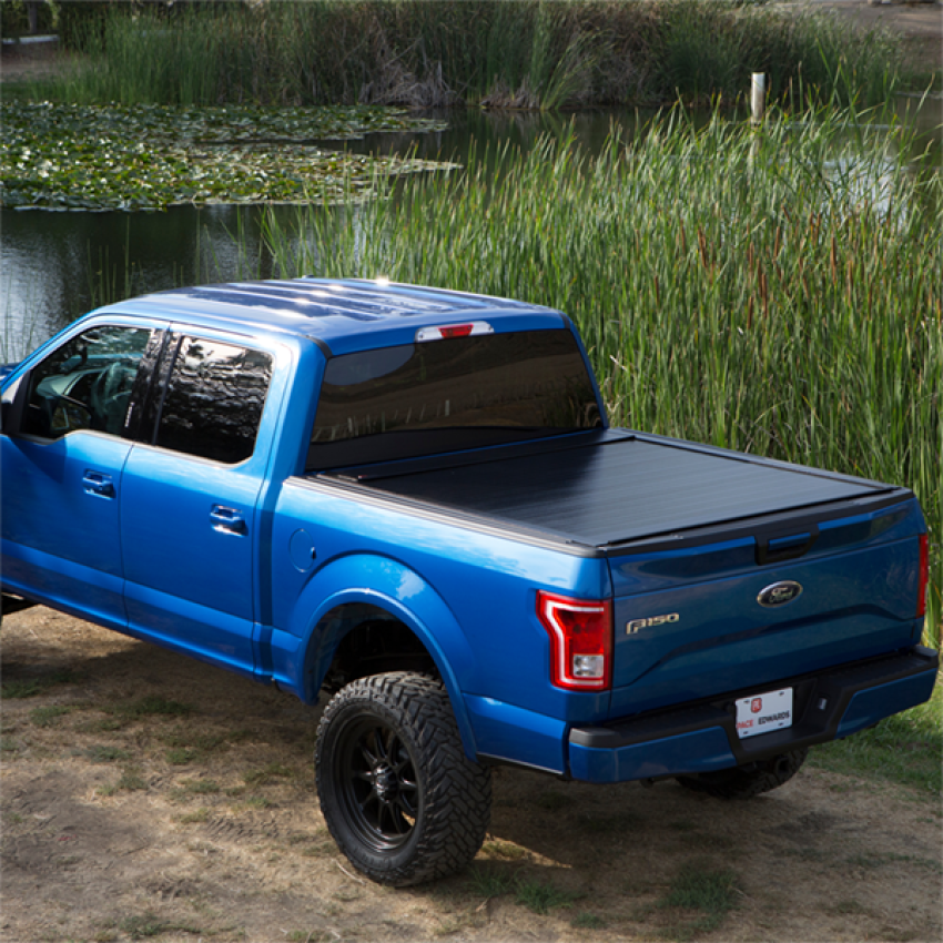 Bedlocker Tonneau Cover W-Explorer Rail Kit 04-14 Ford F-Series Lightduty 6 Foot 5 Inch Short Bed Pace Edwards