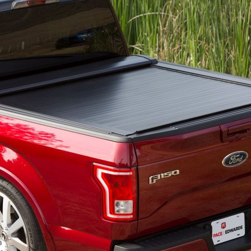 Switchblade Metal Kit Tonneau Cover Kit 17-20 Ford F-Series Super Duty 8 Foot 1 Inch Long Bed Pace Edwards