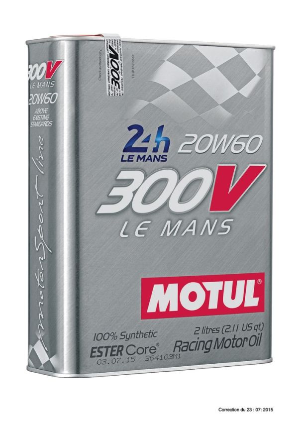 Motul 104245 300V LE MANS 20W60 - 2L - Racing Engine Oil