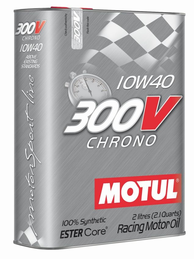 Motul 104243 300V CHRONO 10W40 - 2L - Racing Engine Oil