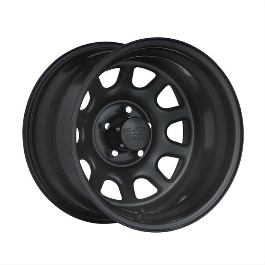 Black Rock 942B-686042 16X8 6X5.50 BKR 942B D WINDOW (CAP INCLUDED)