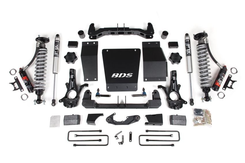 4 Inch Lift Kit FOX 2.0 Performance Block Kit Cast Steel Coil-Over 14-18 Silverado/Sierra 1500 4WD
