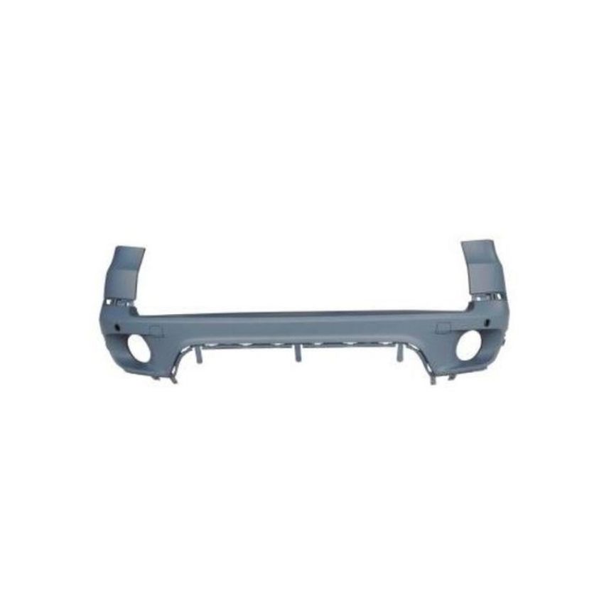 REAR BUMPER COVER E70; 3.0L; W/O M PKG; W/PARK DISTANCE CONTROL; ROUND PIPES; PRIME BMW X5 11-13