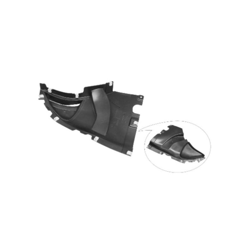 RT FRONT FENDER SPLASH SHIELD G05; W/O M SPORT PKG BMW X5 19-C