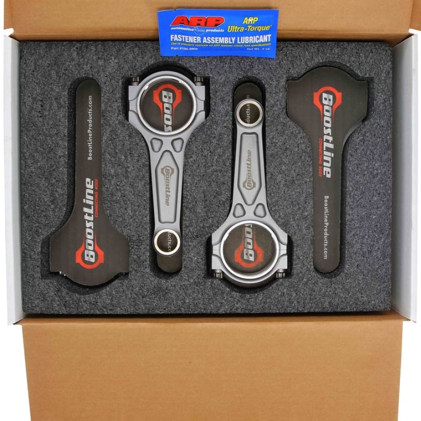 Boostline BM5472827 Connecting Rod Set, BMW S54B32, 139.00 mm Length, ARP2000, Set of 6
