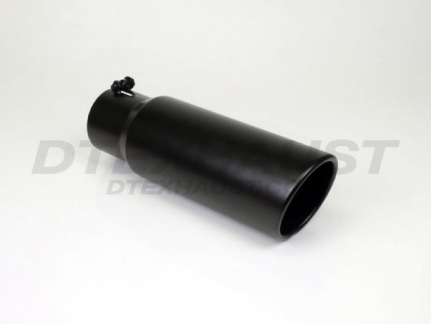 Different Trend Black Powder Coated Bolt on 5″x15″ Rolled Slant BQ9-405015RBK