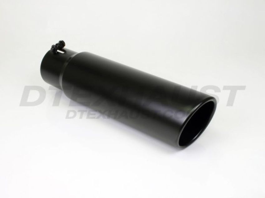 Different Trend Black Powder Coated Bolt on 5″x18″ Rolled Slant BQ9-405018RBK