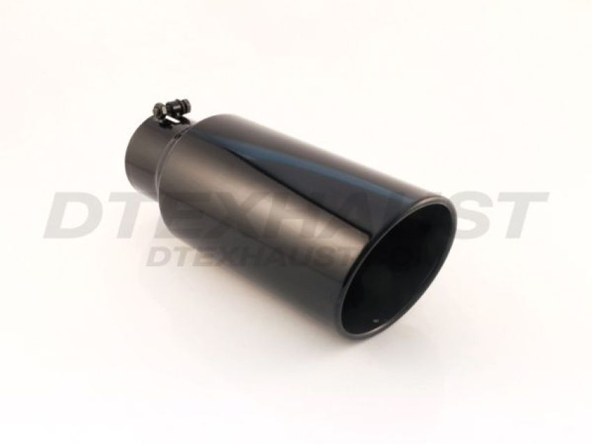 Different Trend Glossy Black Powder Coated Bolt on 6″x15″ Rolled Slant BQ9-506015RBG
