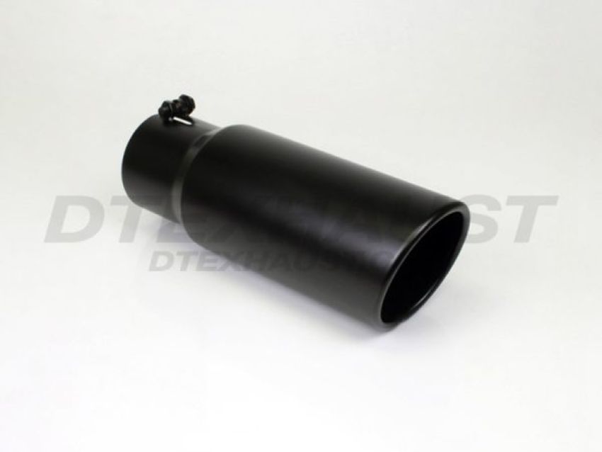 Different Trend Black Powder Coated Bolt on 6″x15″ Rolled Slant BQ9-406015RBK