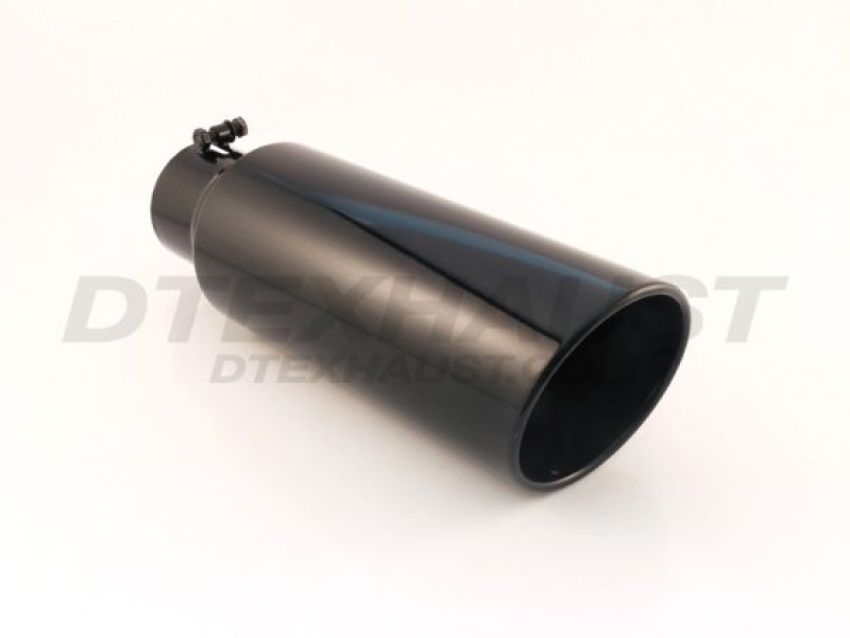 Different Trend Glossy Black Powder Coated Bolt on 6″x18″ Rolled Slant BQ9-406018RBG
