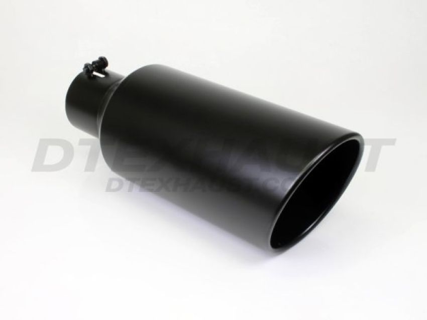 Different Trend Black Powder Coated Bolt on 7″x18″ Rolled Slant BQ9-507018RBK