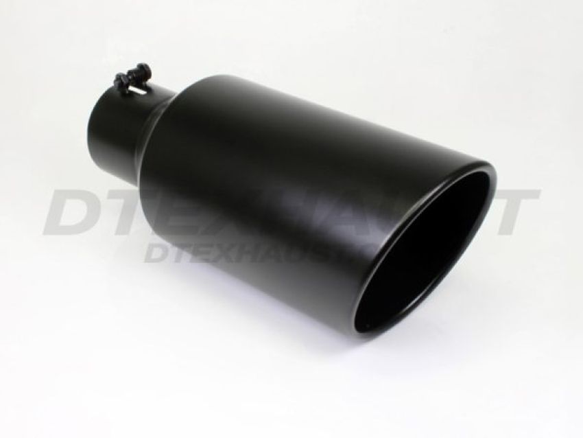 Different Trend Black Powder Coated Bolt on 8″x18″ Rolled Slant BQ9-508018RBK
