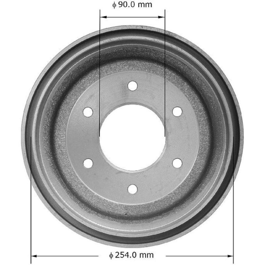 BENDIX DRUM & ROTORS PDR0374 BENDIX Brake Drum
