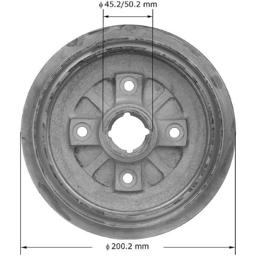 BENDIX DRUM & ROTORS PDR0475 BENDIX Brake Drum