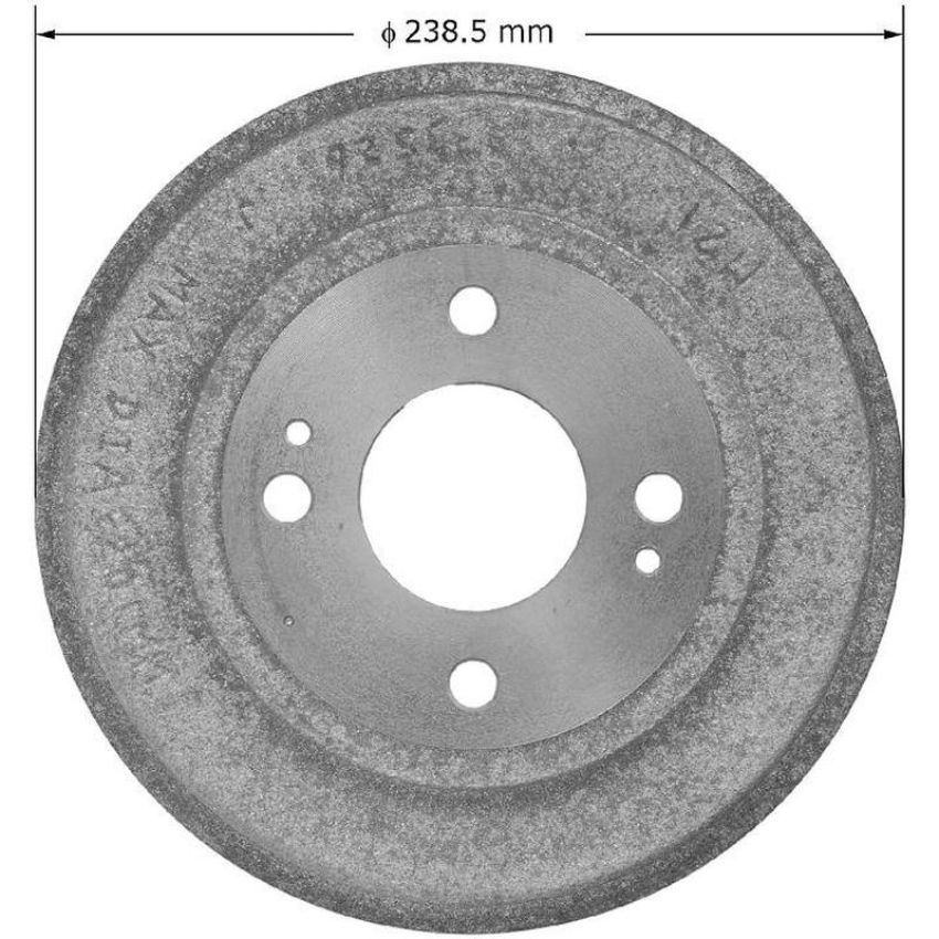 BENDIX DRUM & ROTORS PDR0606 BENDIX Brake Drum