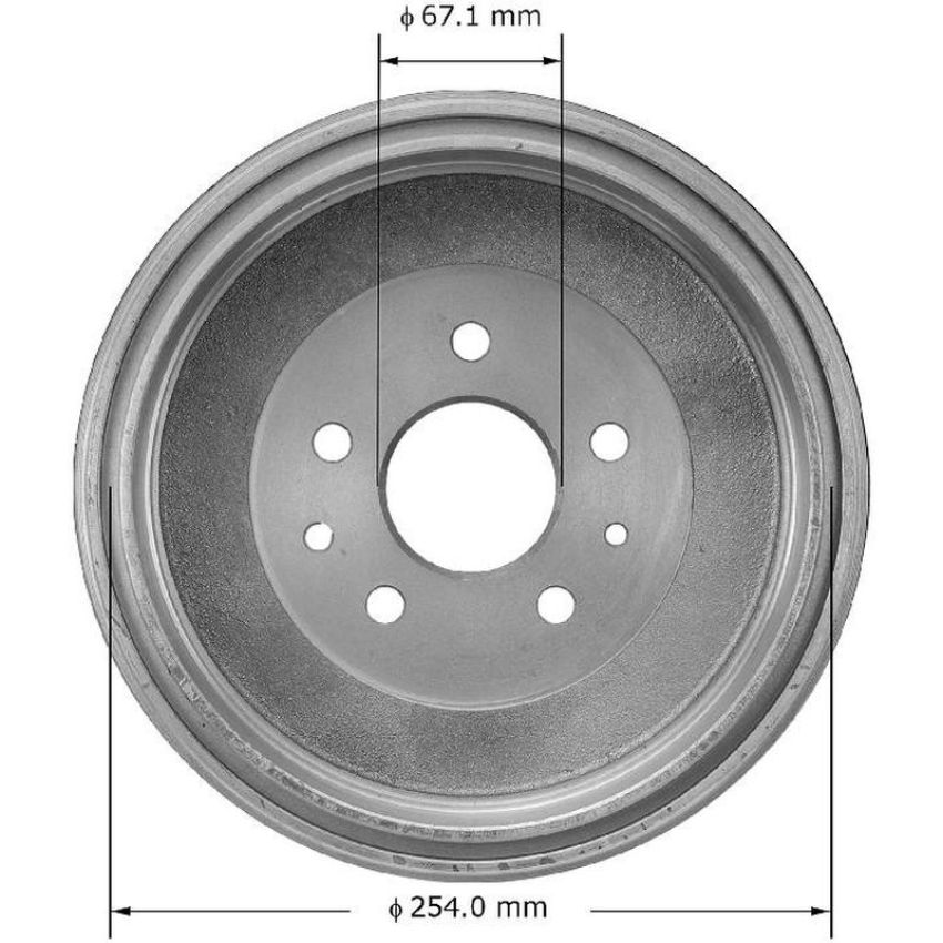 BENDIX DRUM & ROTORS PDR0769 BENDIX Brake Drum