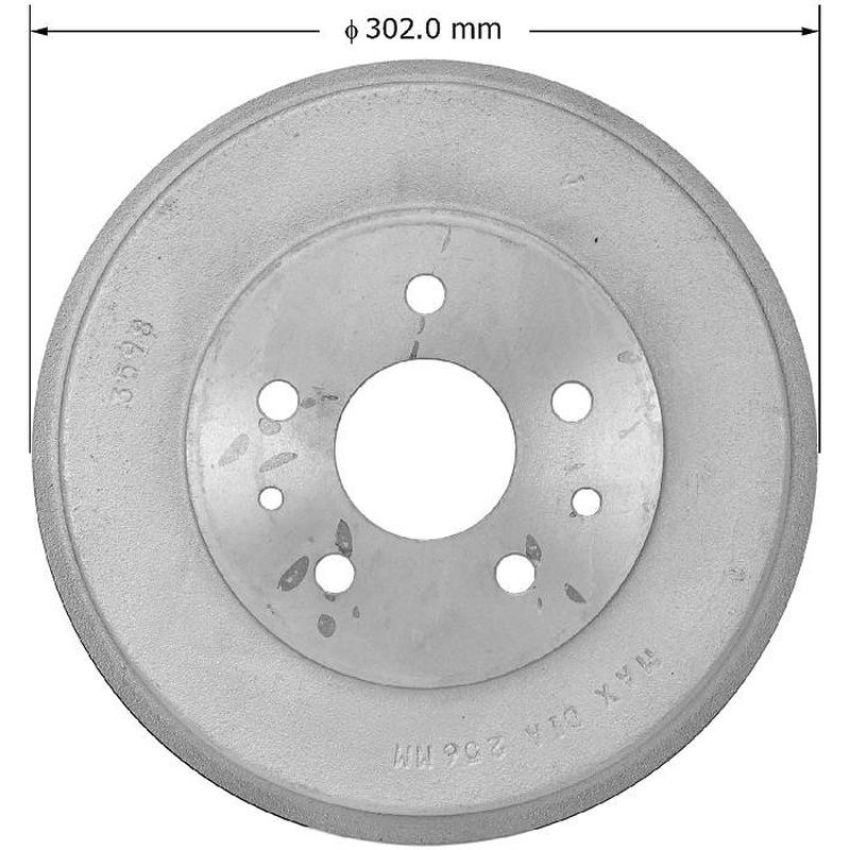 BENDIX DRUM & ROTORS PDR0769 BENDIX Brake Drum