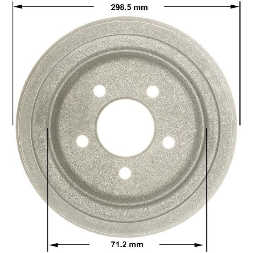 BENDIX DRUM & ROTORS PDR0810 BENDIX Brake Drum
