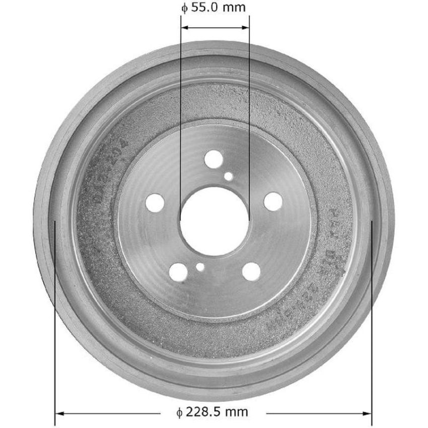 BENDIX DRUM & ROTORS PDR0836 BENDIX Brake Drum