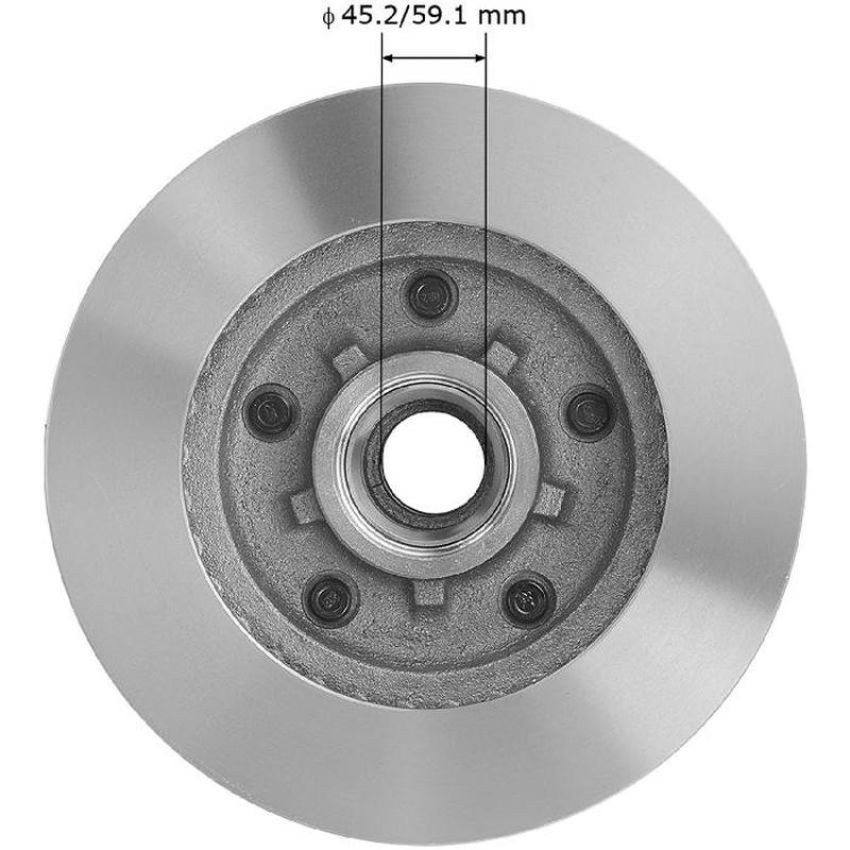 BENDIX DRUM & ROTORS PRT1233 BENDIX Disc Brake Rotor and Hub Assembly