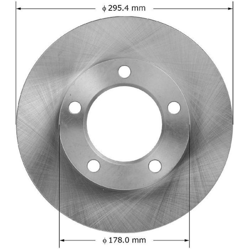 BENDIX DRUM & ROTORS PRT1289 BENDIX Disc Brake Rotor