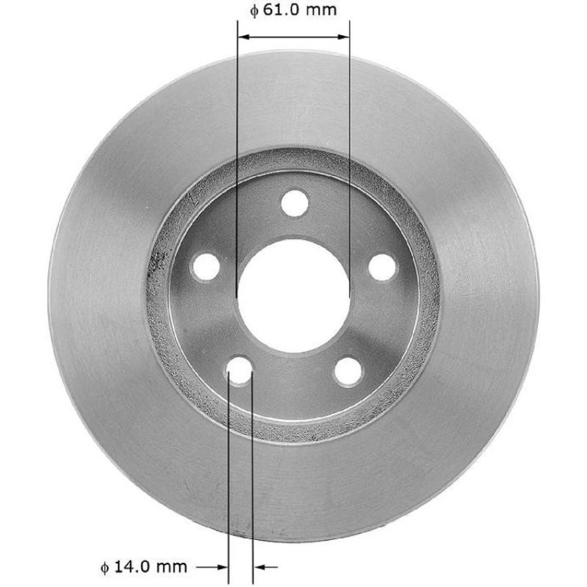 BENDIX DRUM & ROTORS PRT1379 BENDIX Disc Brake Rotor