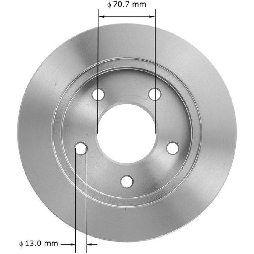 BENDIX DRUM & ROTORS PRT1401 BENDIX Disc Brake Rotor