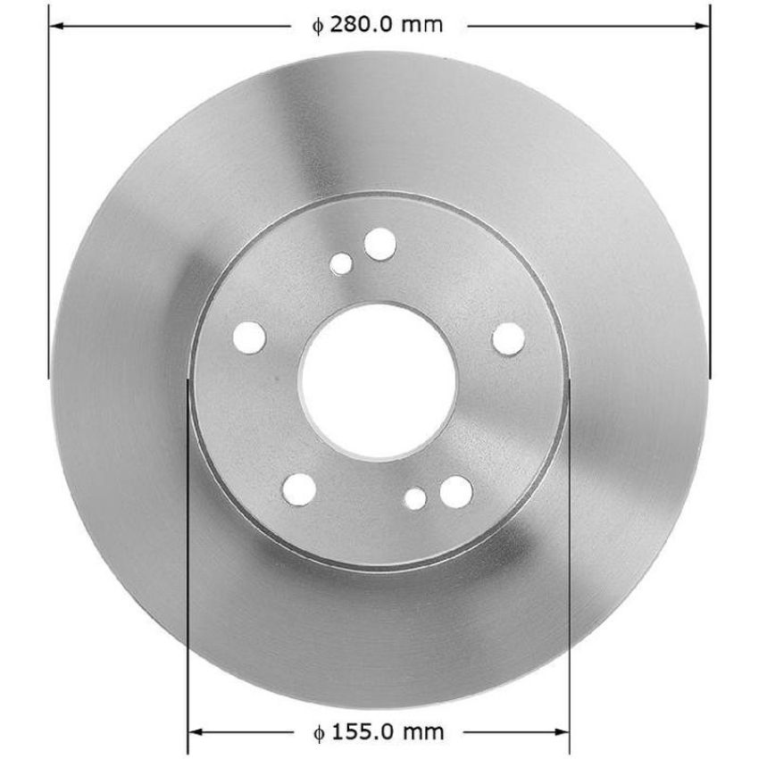 BENDIX DRUM & ROTORS PRT1441 BENDIX Disc Brake Rotor