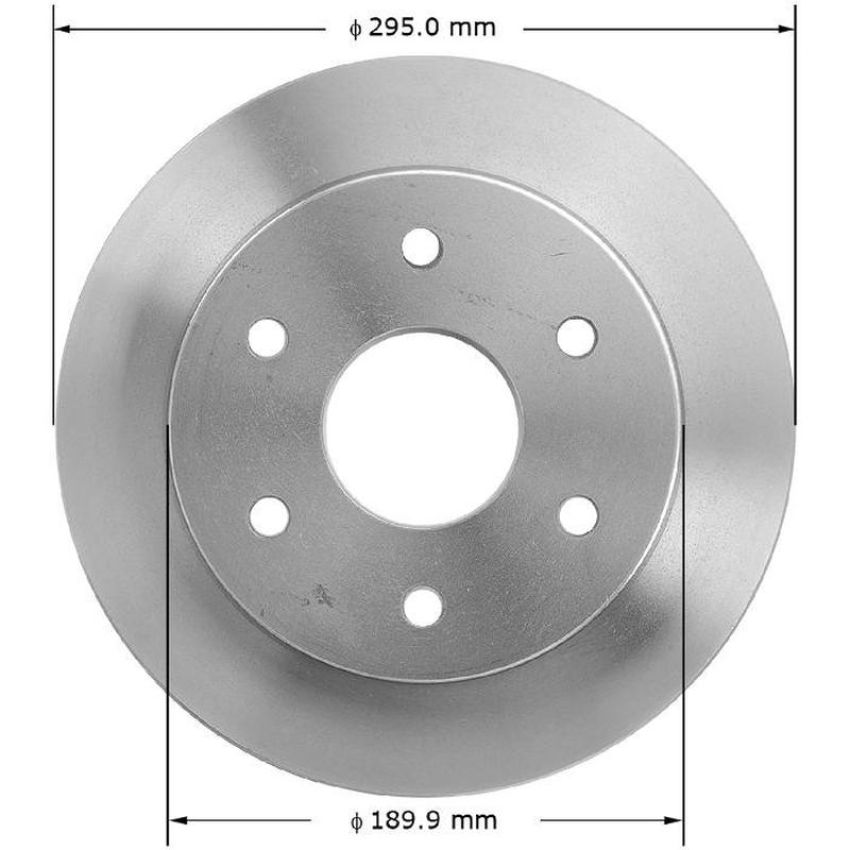 BENDIX DRUM & ROTORS PRT1453FC BENDIX Disc Brake Rotor