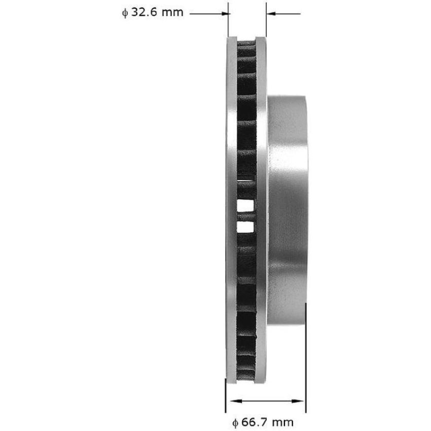 BENDIX DRUM & ROTORS PRT1453FC BENDIX Disc Brake Rotor