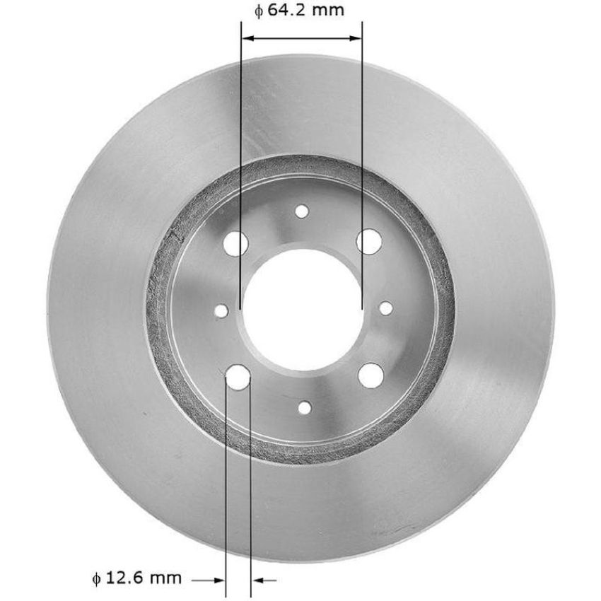 BENDIX DRUM & ROTORS PRT1471 BENDIX Disc Brake Rotor