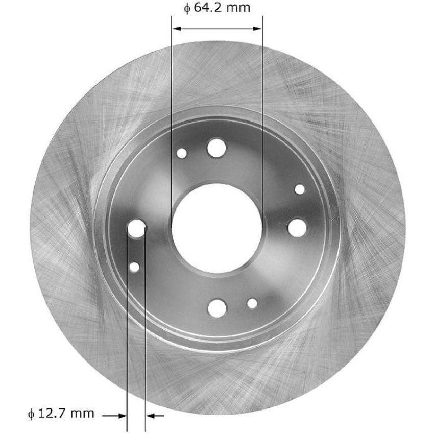 BENDIX DRUM & ROTORS PRT1692 BENDIX Disc Brake Rotor