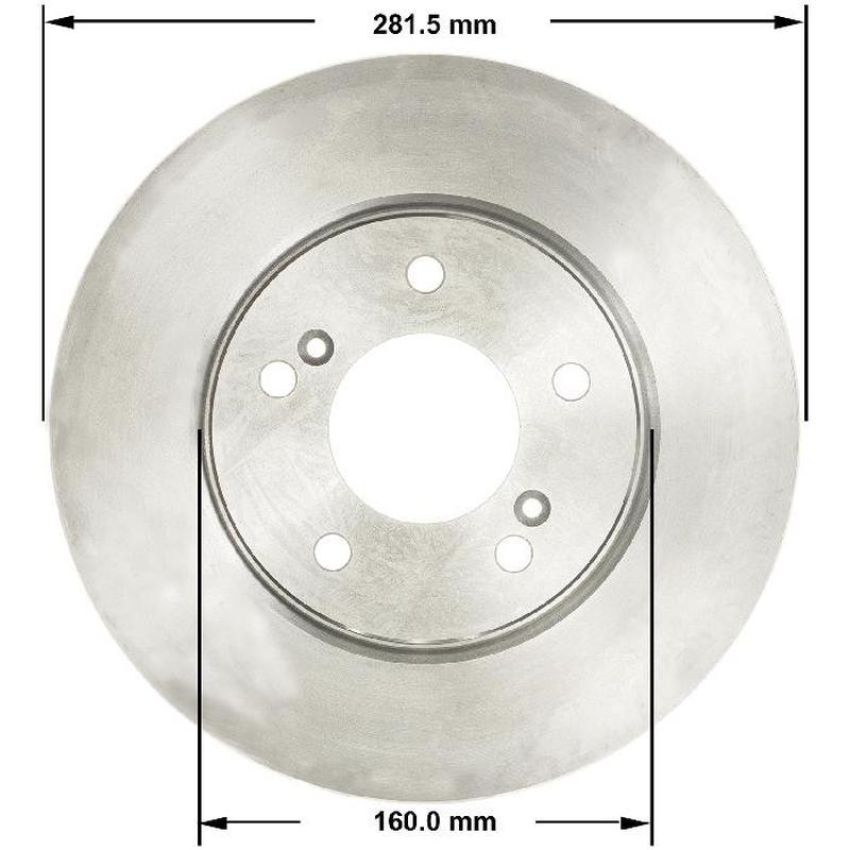 BENDIX DRUM & ROTORS PRT1769 BENDIX Disc Brake Rotor