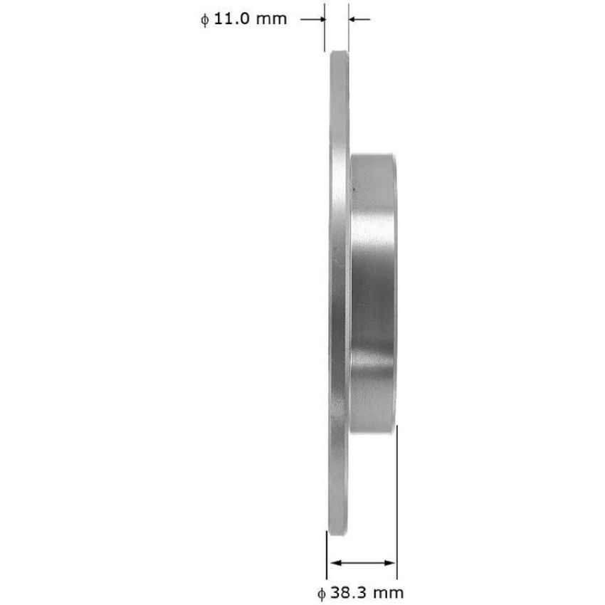 BENDIX DRUM & ROTORS PRT1792 BENDIX Disc Brake Rotor