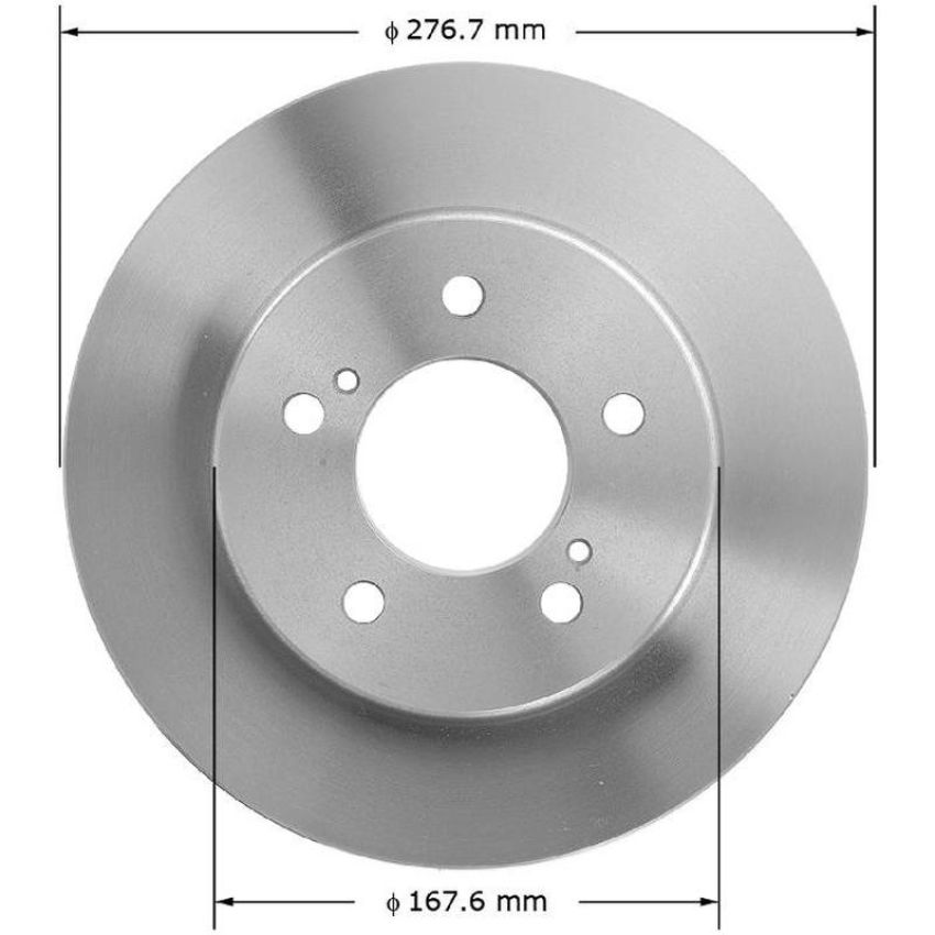 BENDIX DRUM & ROTORS PRT1811 BENDIX Disc Brake Rotor