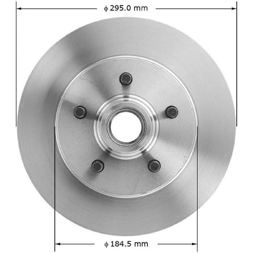 BENDIX DRUM & ROTORS PRT1829 BENDIX Disc Brake Rotor and Hub Assembly