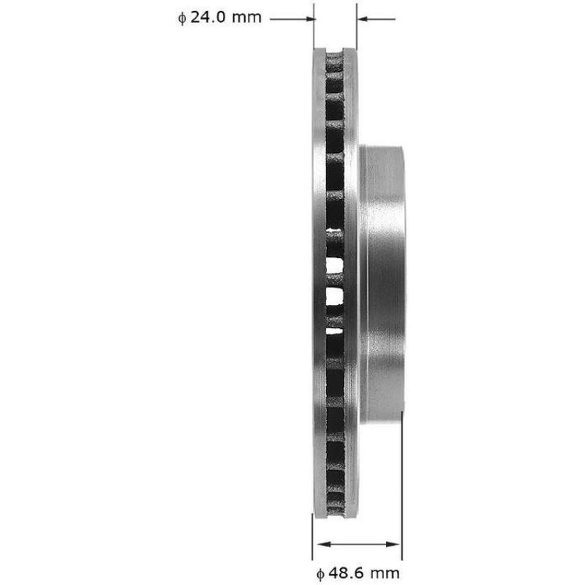 BENDIX DRUM & ROTORS PRT1845 BENDIX Disc Brake Rotor