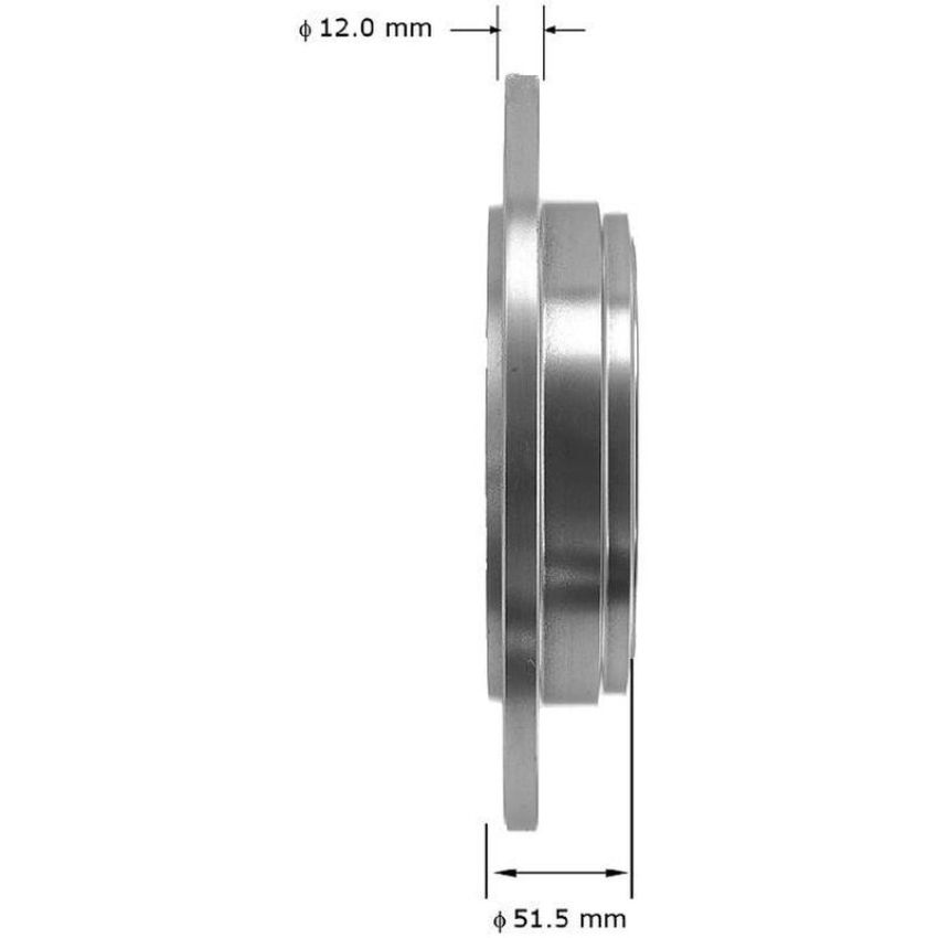 BENDIX DRUM & ROTORS PRT1849 BENDIX Disc Brake Rotor