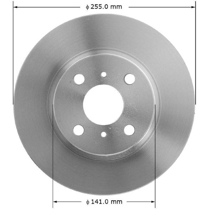 BENDIX DRUM & ROTORS PRT1869 BENDIX Disc Brake Rotor
