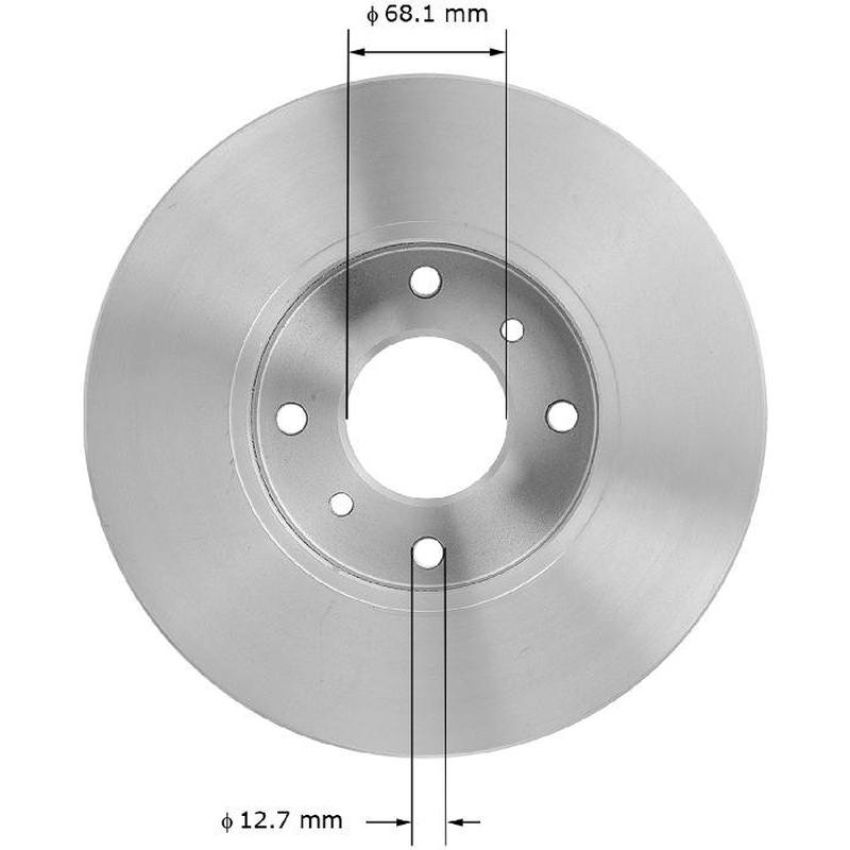 BENDIX DRUM & ROTORS PRT1892 BENDIX Disc Brake Rotor