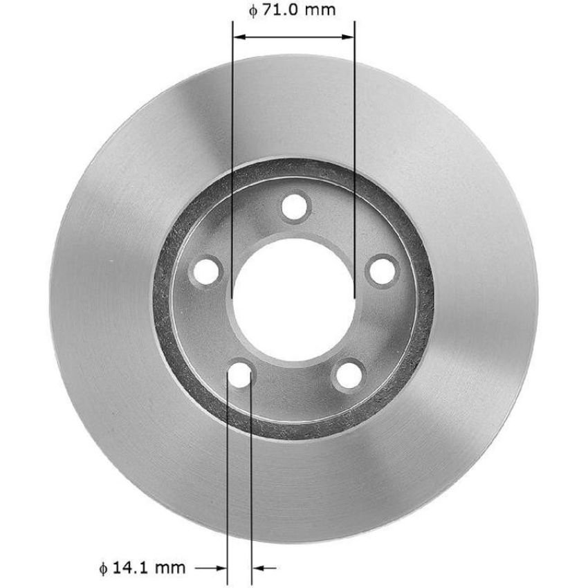 BENDIX DRUM & ROTORS PRT1903 BENDIX Disc Brake Rotor