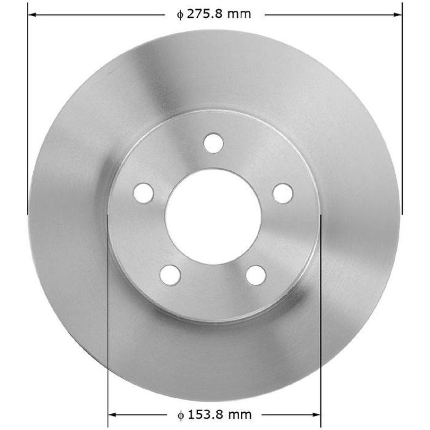 BENDIX DRUM & ROTORS PRT1903 BENDIX Disc Brake Rotor